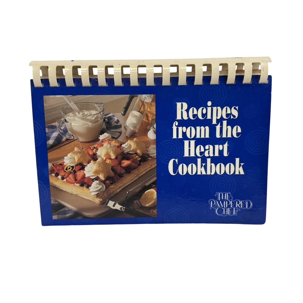 Vintage Pampered Chef Recipes From The Heart 90s 1997 Cookbook‎ Spiral